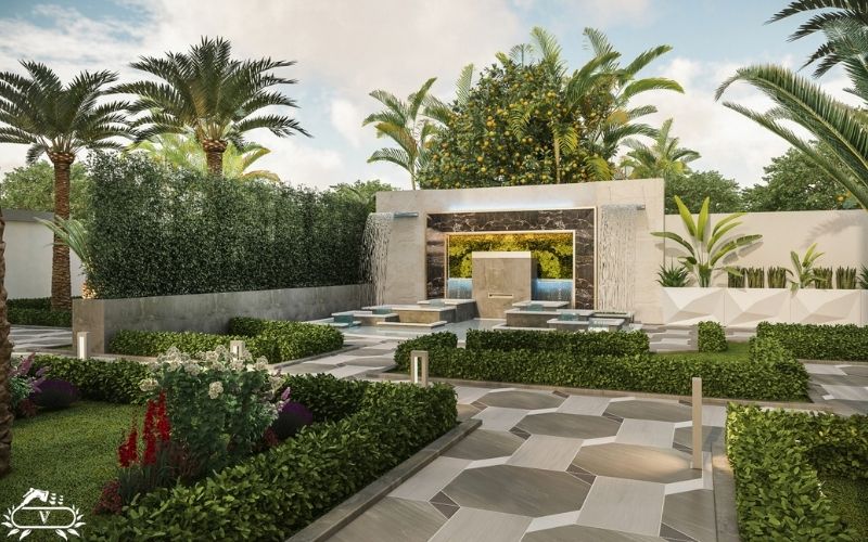 اهمیت محوطه سازی ویلا