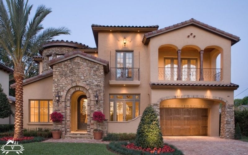 سبک ویلای مدیترانه ‌ای