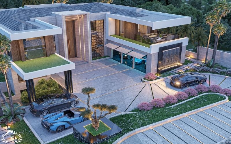 اصول مسیر سازی ویلا، مسیر پیاده و سواره + حدود هزینه ها 7 گیاهان مناسب مسیر سازی ویلا