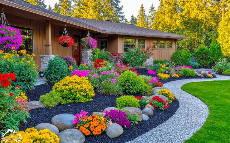 طراحی باغچه حیاط خانه + عکس انواع سبک 2 بهترین گیاهان برای طراحی باغچه حیاط خانه