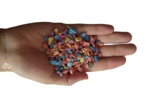 استفاده از شن رنگی در محوطه سازی